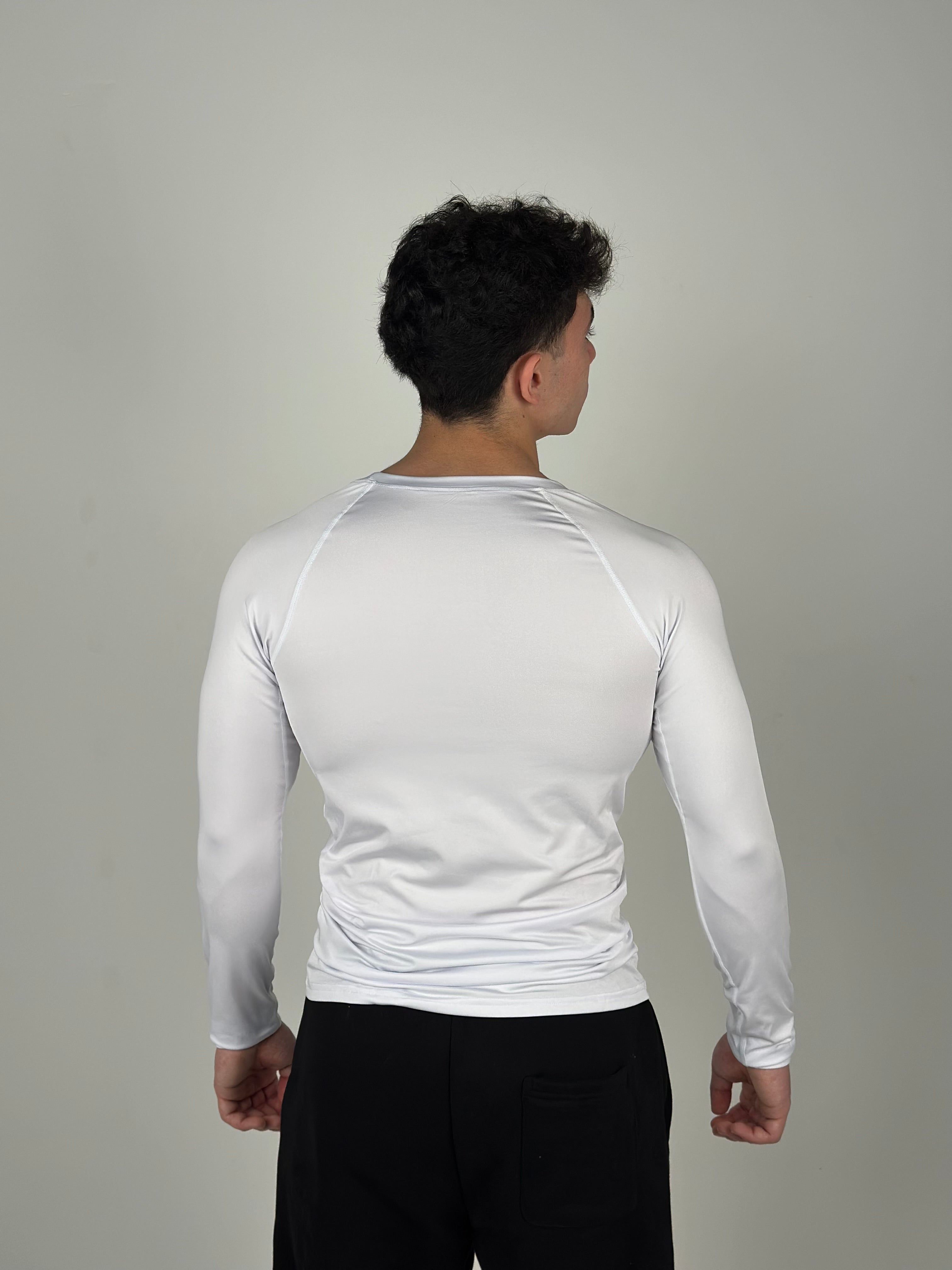 Compression Long Sleeve — White