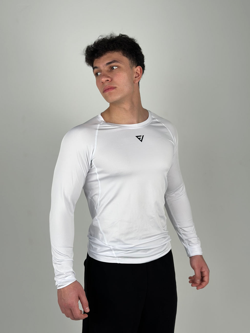 Compression Long Sleeve — White