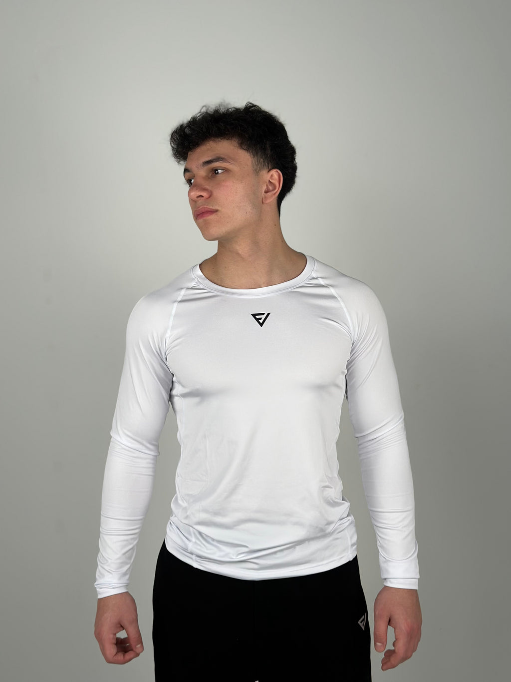 Compression Long Sleeve — White