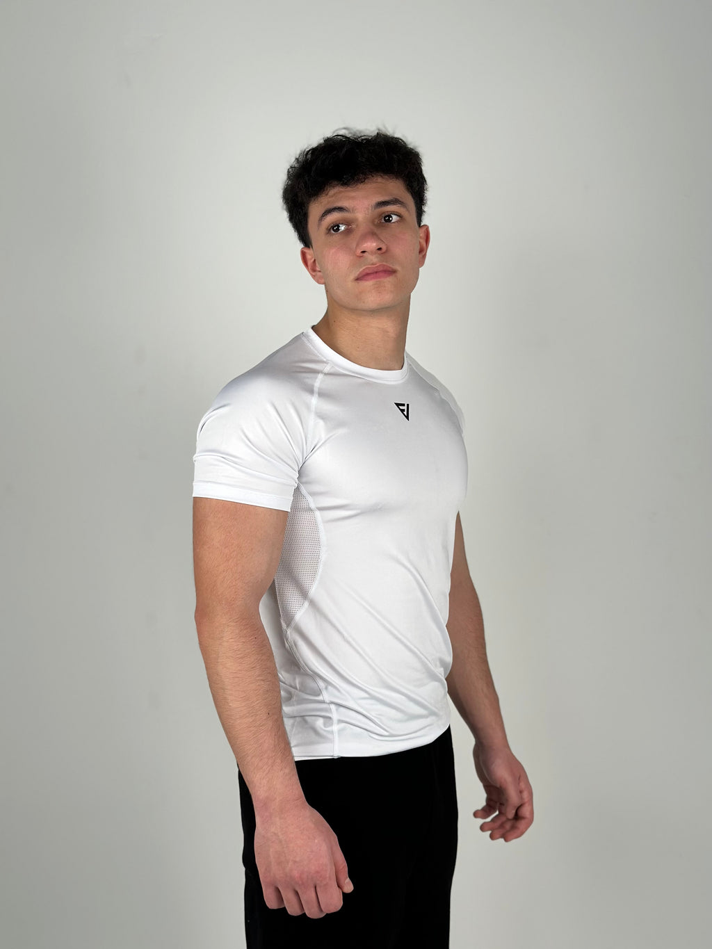 Compression Tee — White