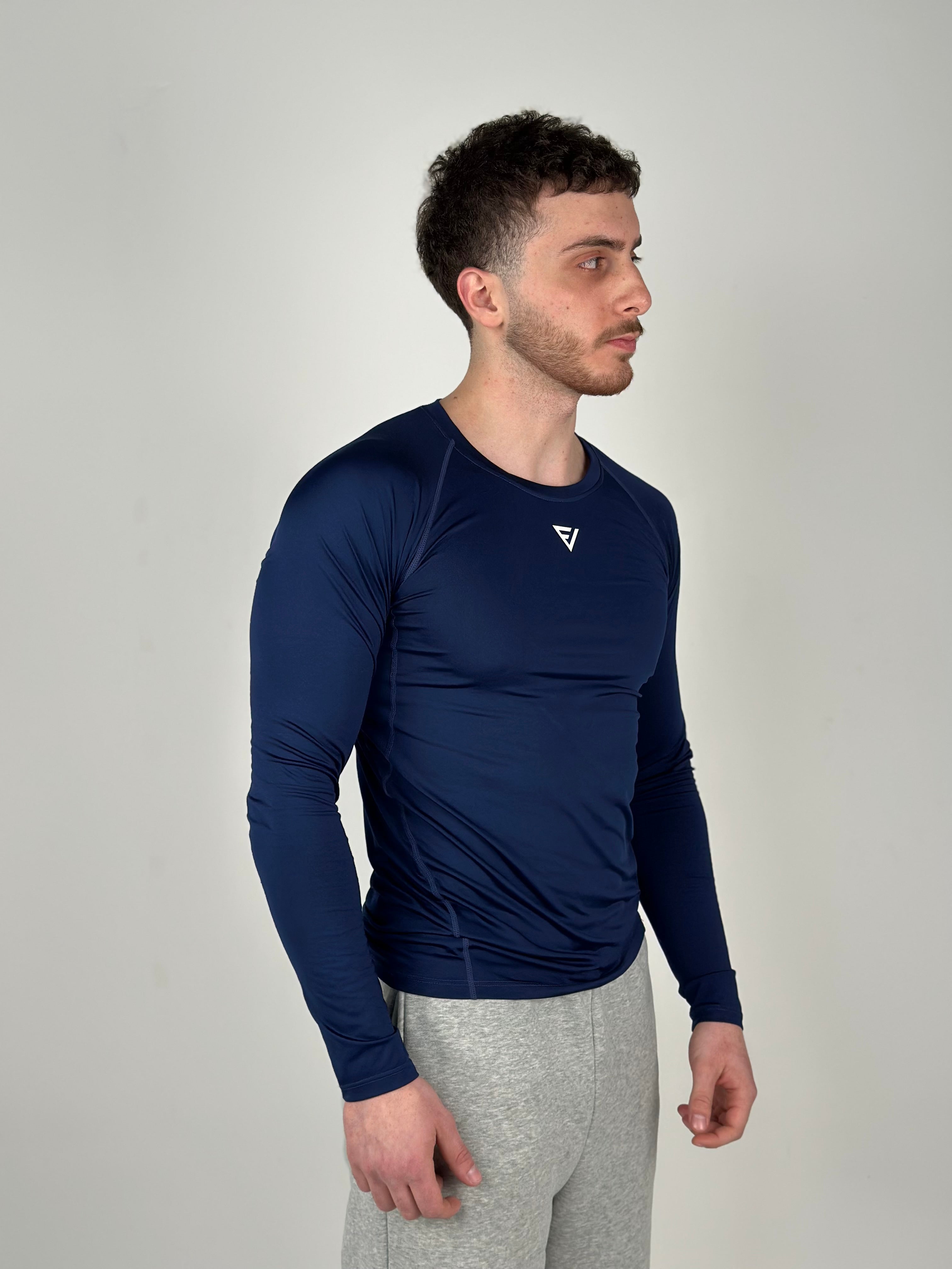 Compression Long Sleeve — Navy