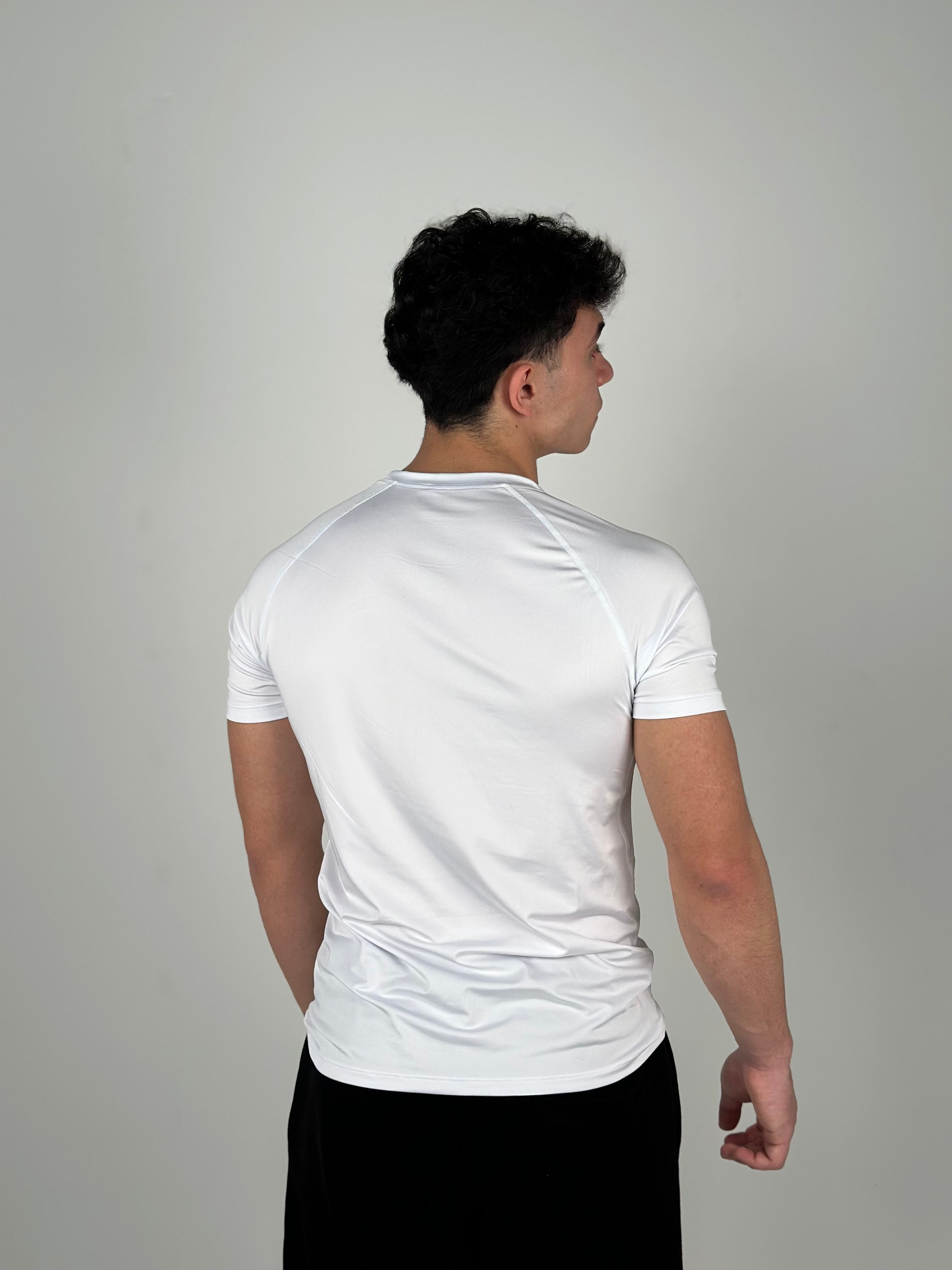 Compression Tee — White