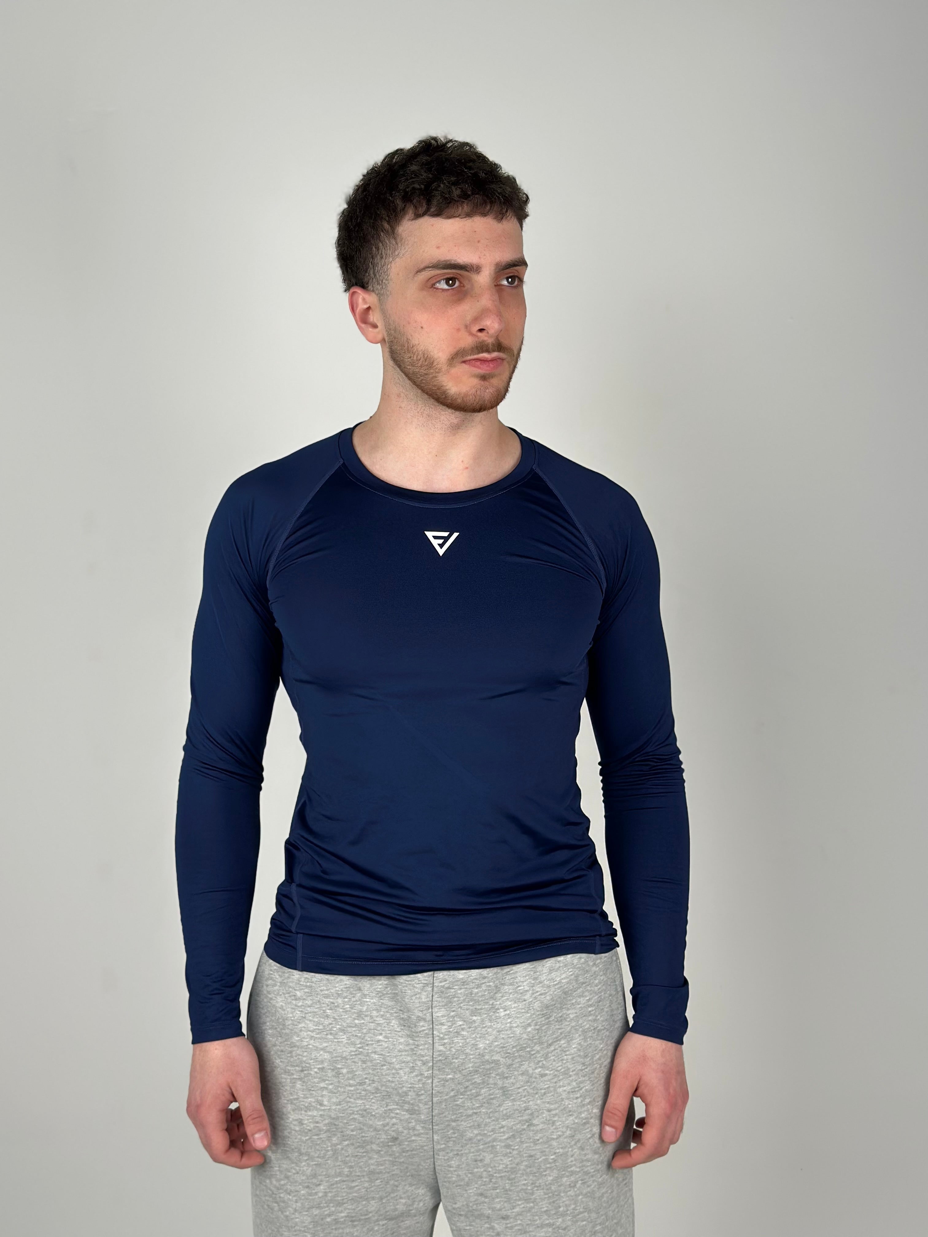 Compression Long Sleeve — Navy