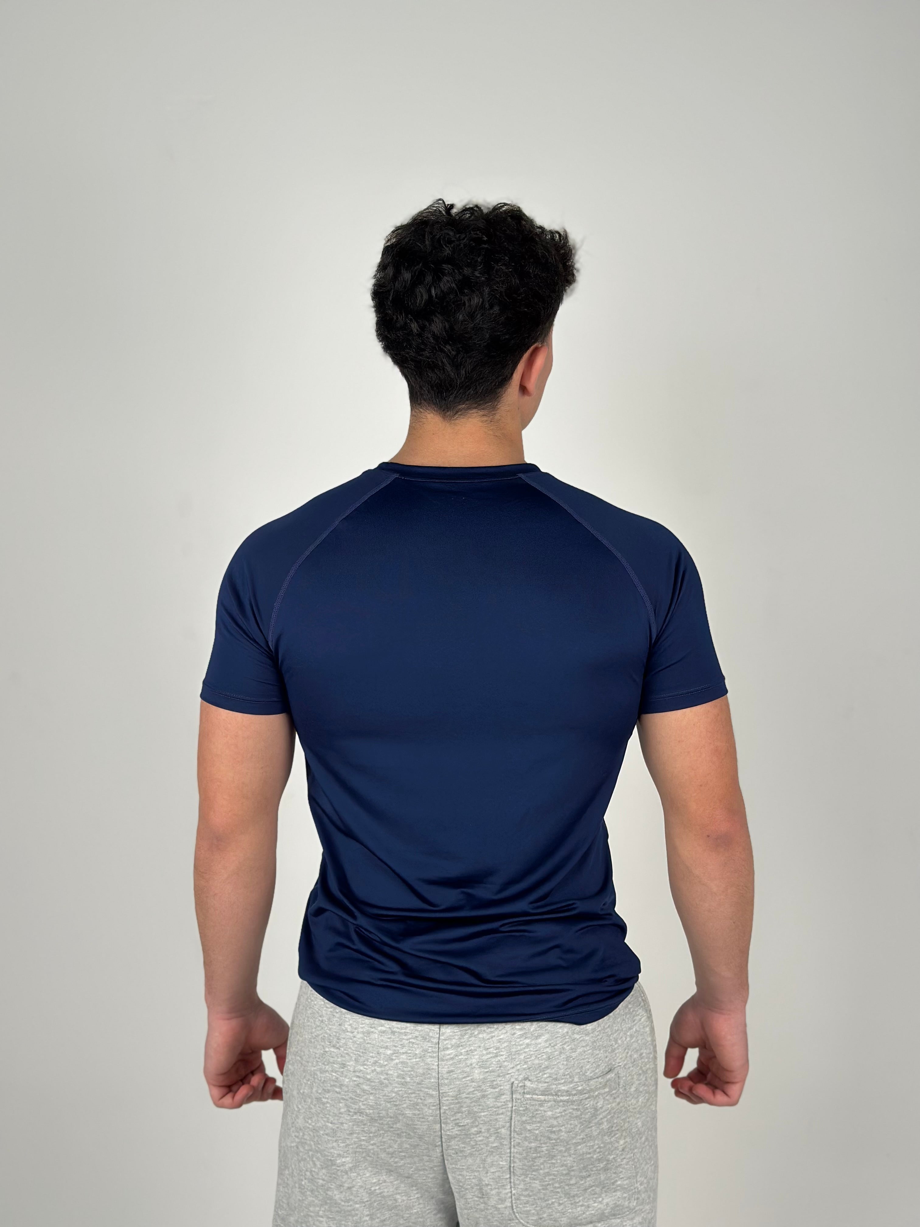 Compression Tee — Navy