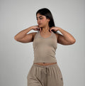 Halter Top — Beige
